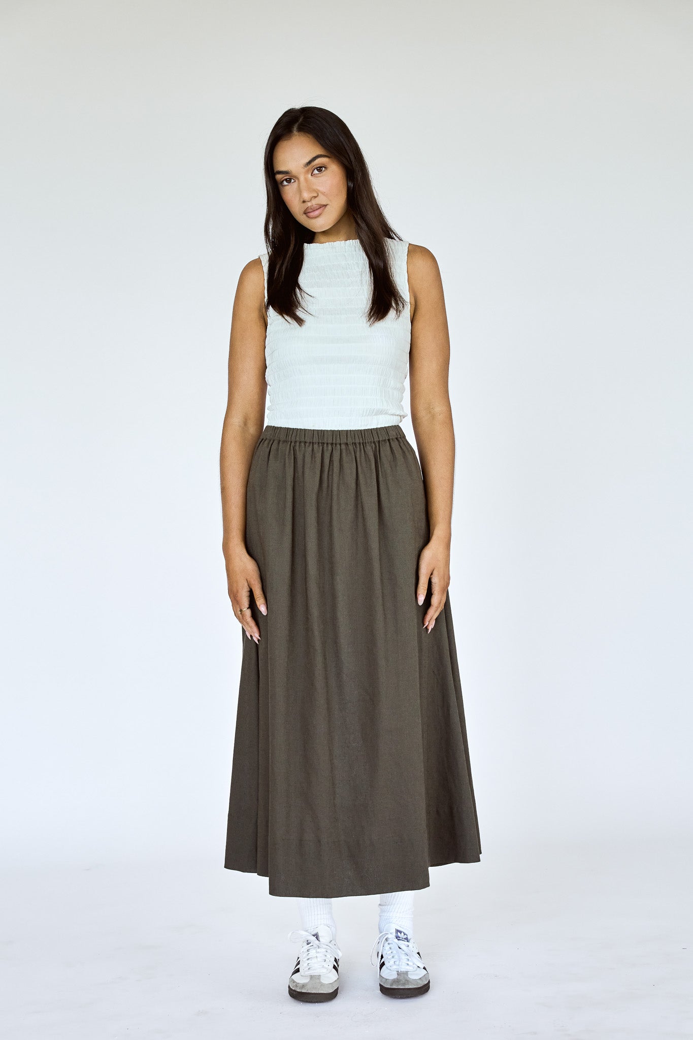 FINN MIDI SKIRT - VANCE.