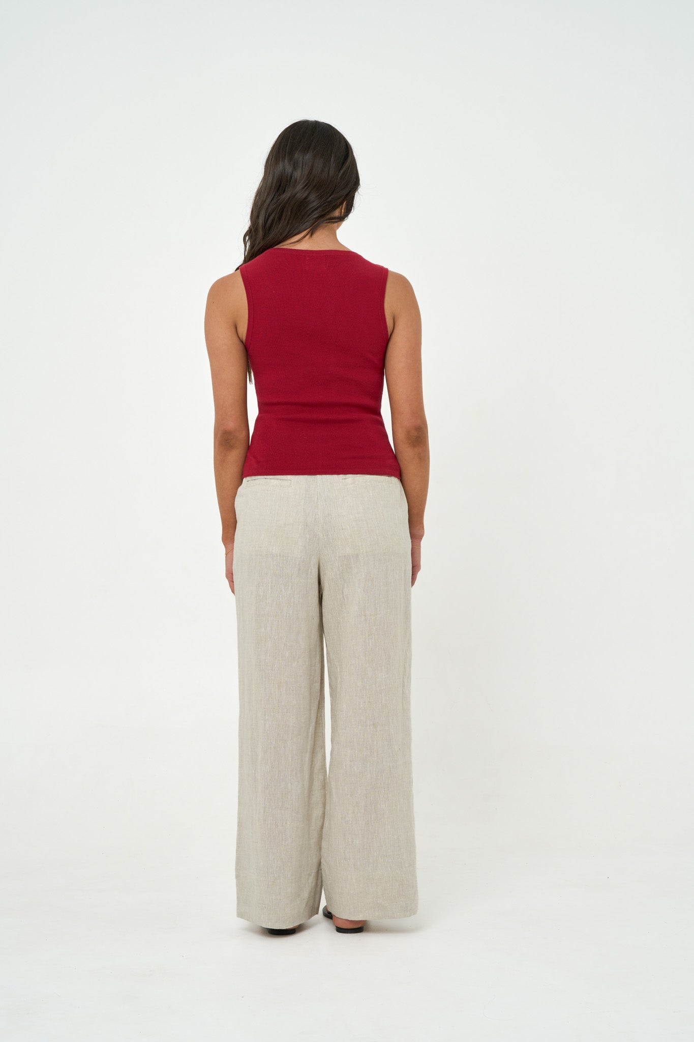 ALMA TANK - CHERRY RED