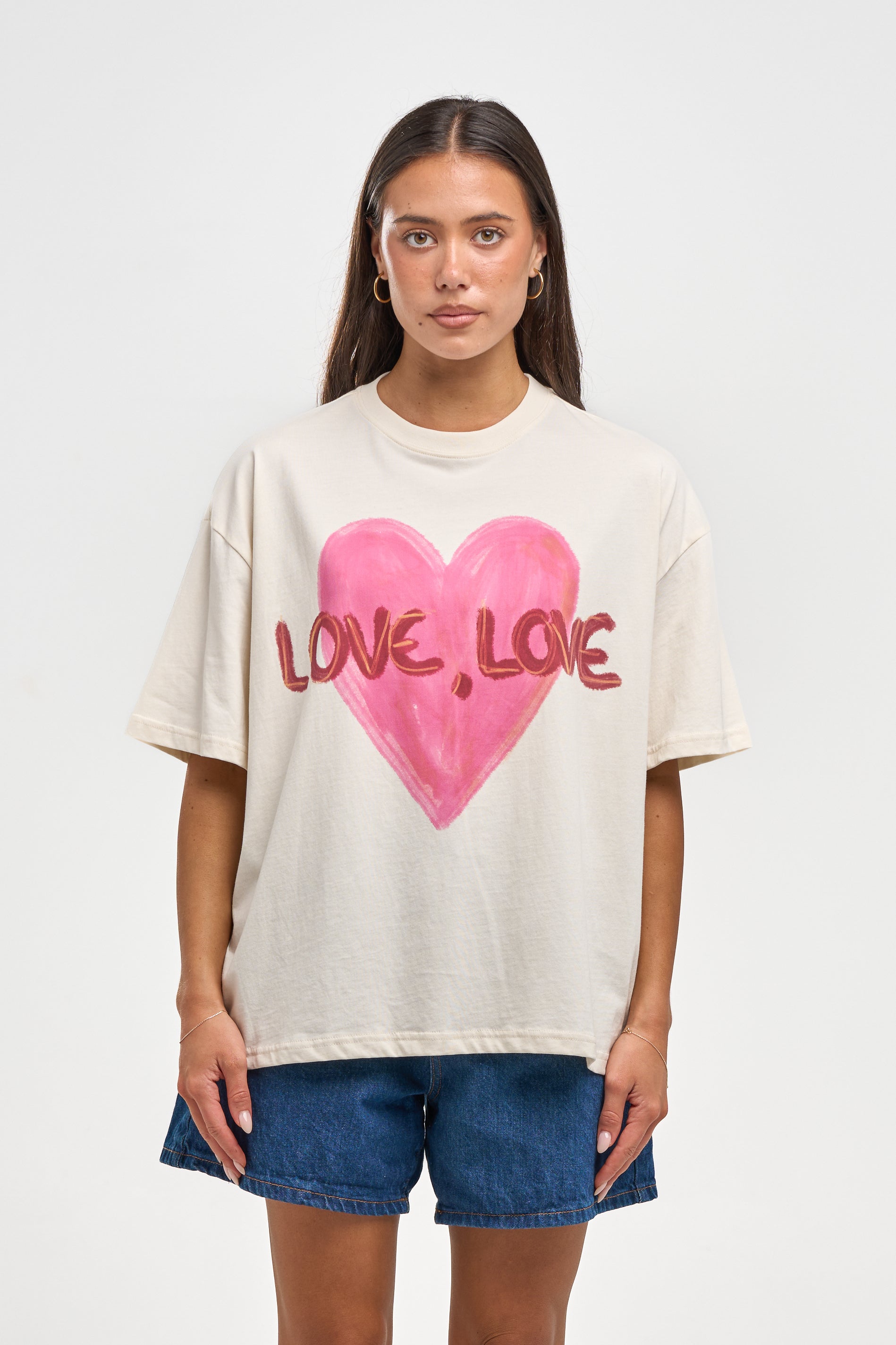 LOVE LOVE OVERSIZED TEE